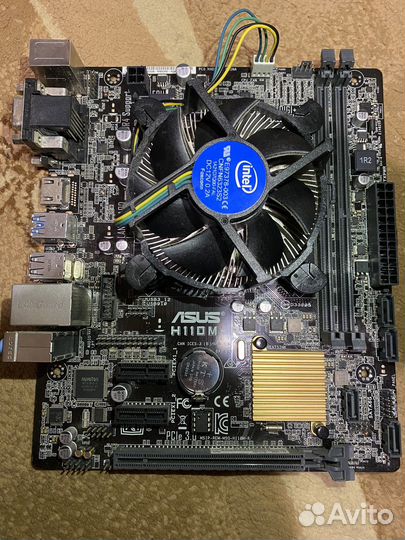 Asus H110M - R + intel pentium G4560 + 4gb RAM