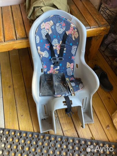 Детское велокресло на багажник бу
