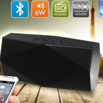 Ginzzu Bluetooth колонка с FM-радио. SubWoofer