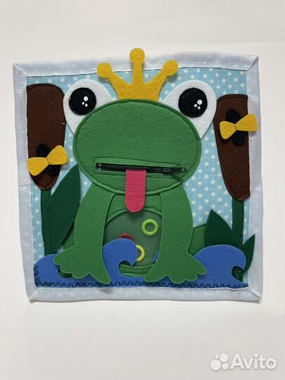 Развивающая книга из фетра