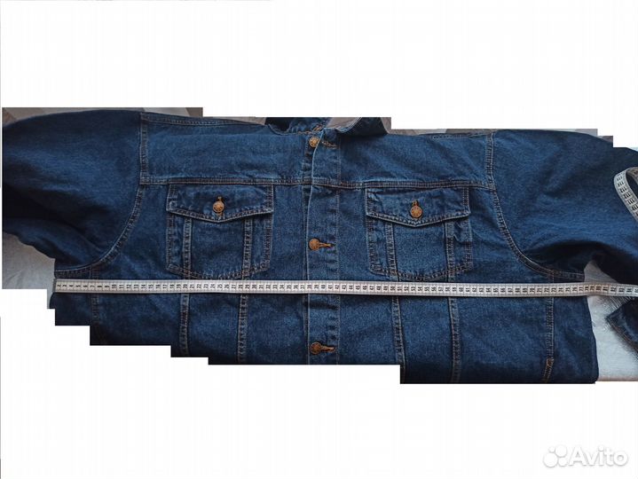 Новая куртка джинс/деним, 66-70р-р, супер батал