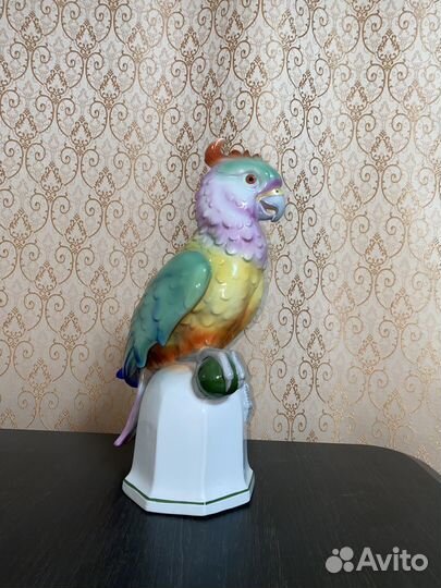 Фарфоровый попугай