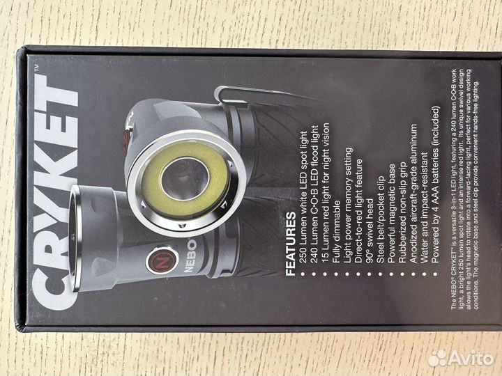 Фонарь Cryket новый