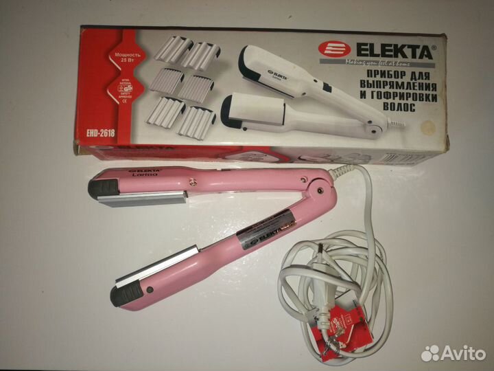 Прибор Elekta для выпрямления и гофрировки волос