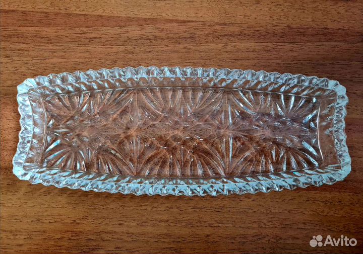 Селедочница стекло СССР / блюдо