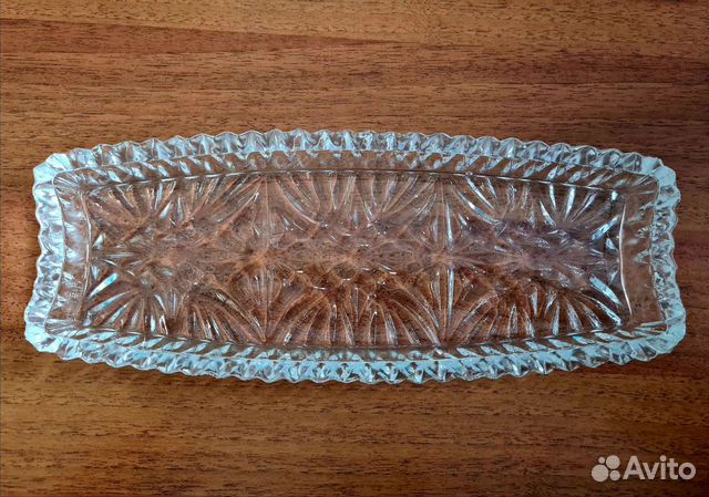 Селедочница стекло СССР / блюдо