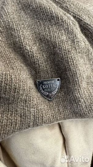 Шапка шлем Котик 1-3 года