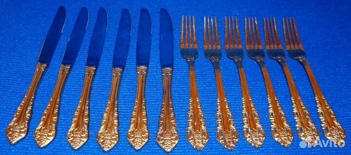 Ножи и вилки R. Wallace, Grande Barocco, США