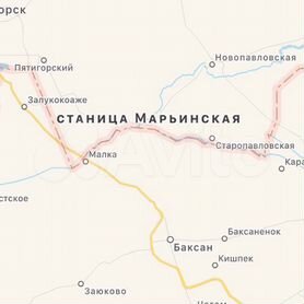 Марьинская ставропольский край карта