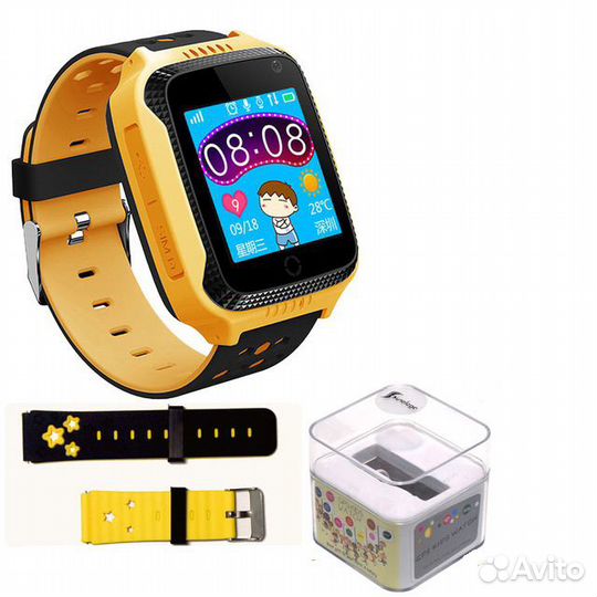 Детские часы SMART Baby Watch Q66S Желтые
