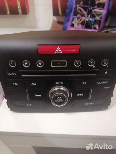 Магнитола Honda crv 4 штатная