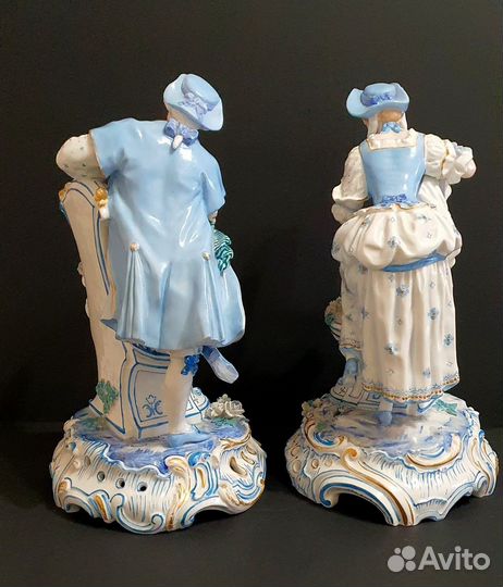 Парные статуэтки-вазы, Франция, 19век