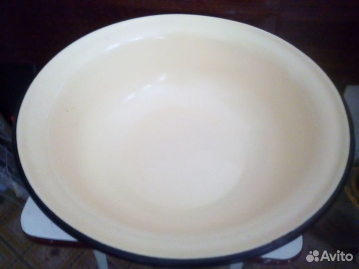 Таз эмалированный диаметр 35,5 см
