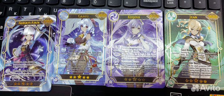 Коллекционные карточки Genshin Impact