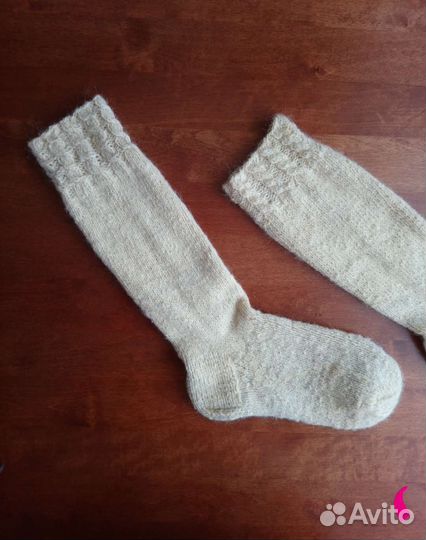 Носки вязаные шерстяные новые