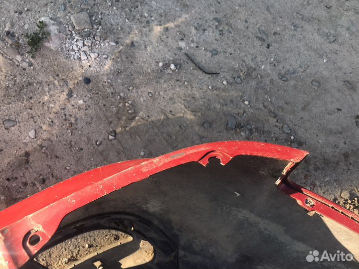 Задний бампер kia rio 2 рестайлинг