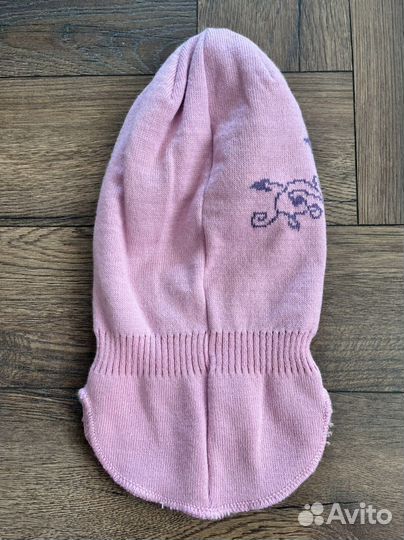 Шапка шлем для девочки 48 50