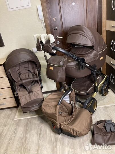 Детская коляска 3в1 Adamex Cortina