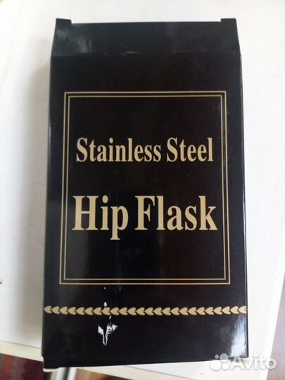 Фляжка нержавеющая с крышкой
