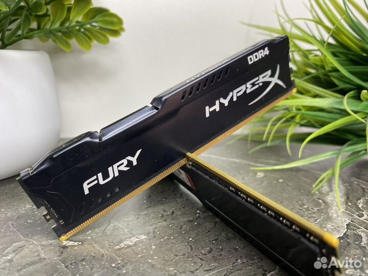 Оперативная память DDR4 HyperX fury 16Gb 2666мгц