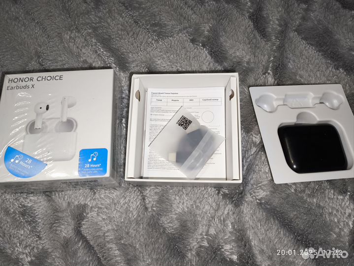 Беспроводные наушники honor choice earbuds X