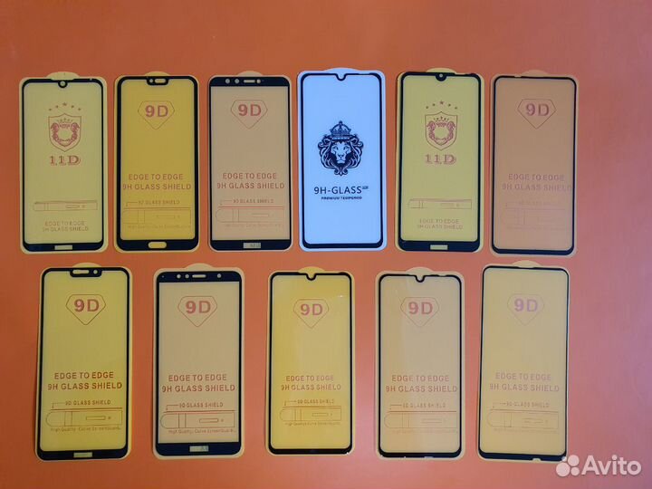 Защитное стекло iPhone, Samsung, honor, Xiaomi, Hu