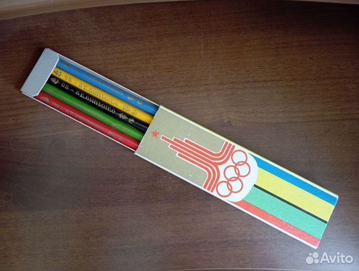 Цветные карандаши СССР Олимпиада 80