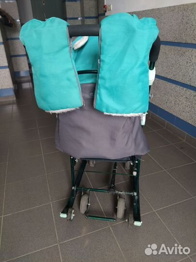 Санки-коляска Ника 7 - 2 с перекидной ручкой