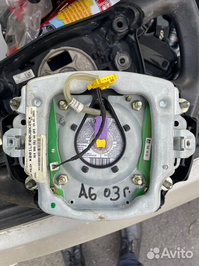 Подушка безопасности ауди а6 и руль