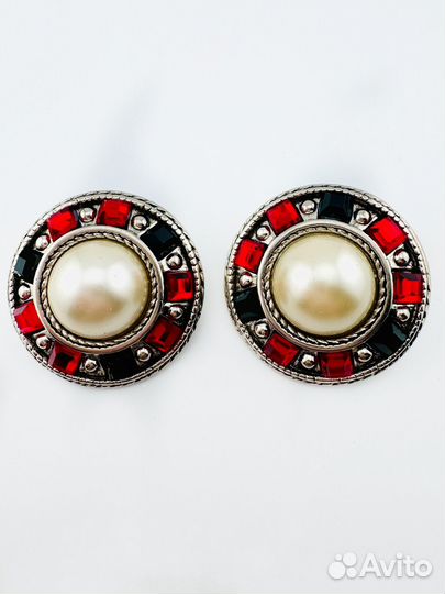 Клипсы США винтаж стильные