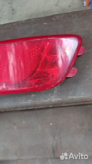 Катафот заднего бампера Hyundai Solaris х/б