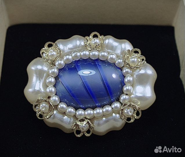 Винтажная брошь Чехословакия 70гг