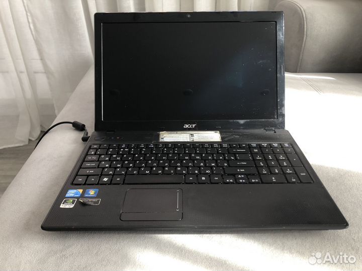Ноутбук Acer, intel core i5, GeForce GT540
