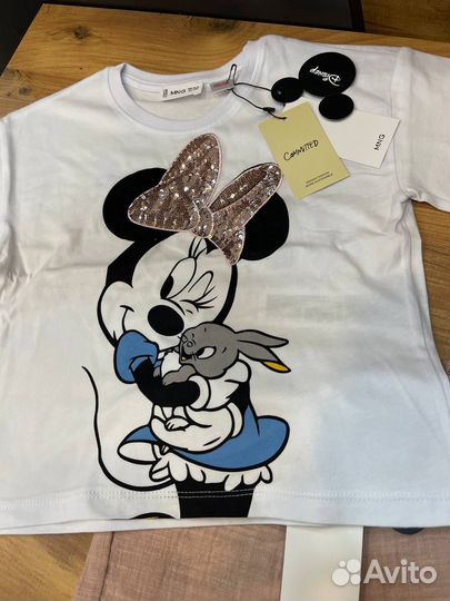 Детский костюм с шортами для девочки MNG 98 110