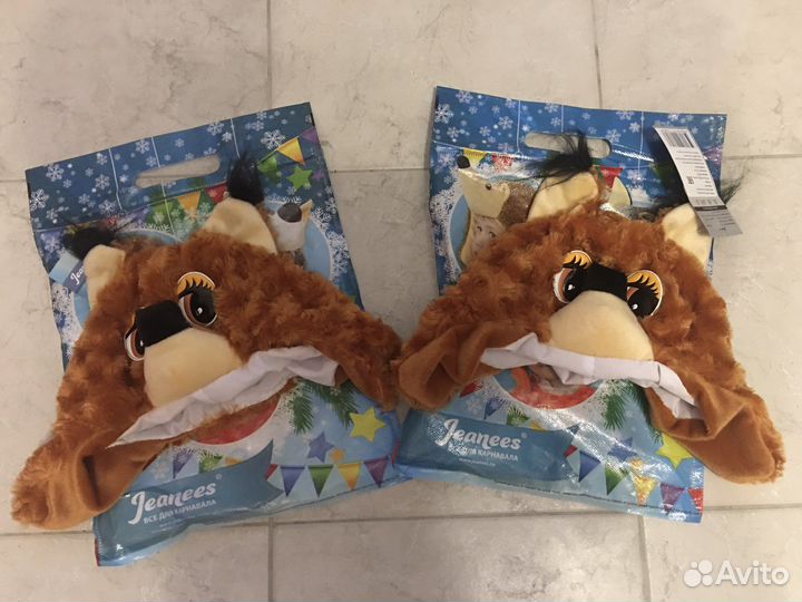 Костюм новогодний новый. Шапочка Белочки