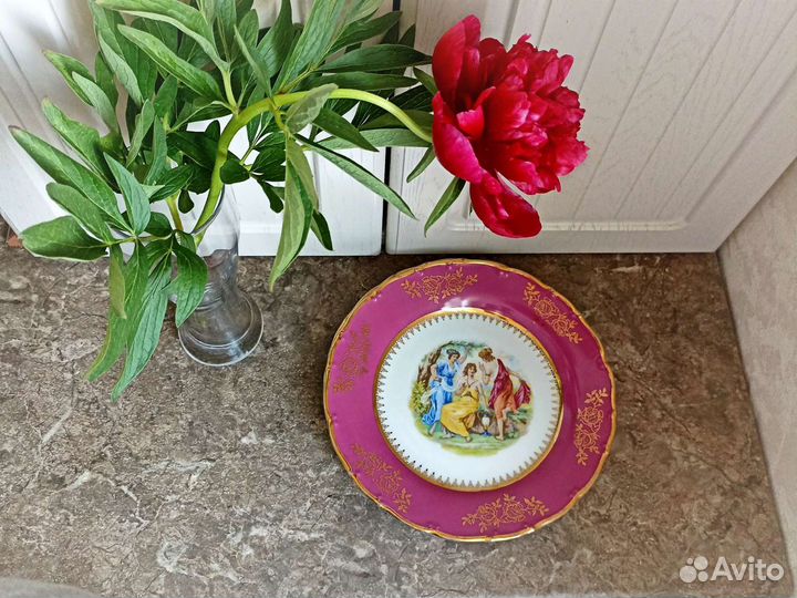 Тарелки фарфоровые Moritz Zdekauer Чехия