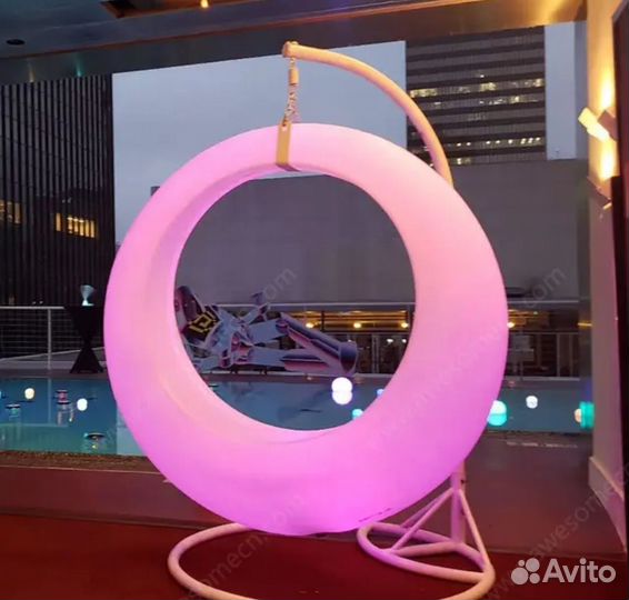Светящиеся качели круг