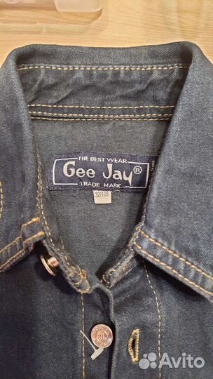 Джинсовая рубашка для мальчика 128