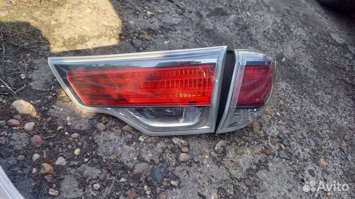 Задние фонари toyota highlander