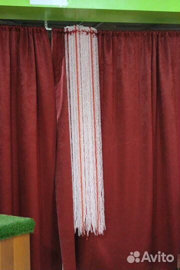 Хрустальные нити хрустальные шторы