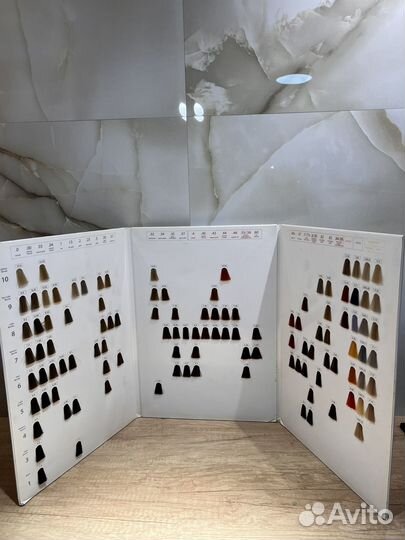 Палитра красок для волос