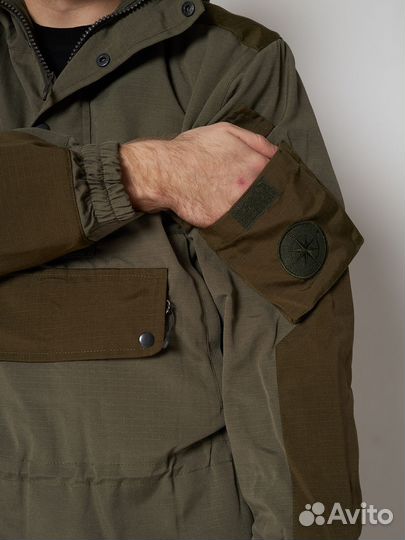 Костюм Гризли Анорак, хаки, рип-стоп