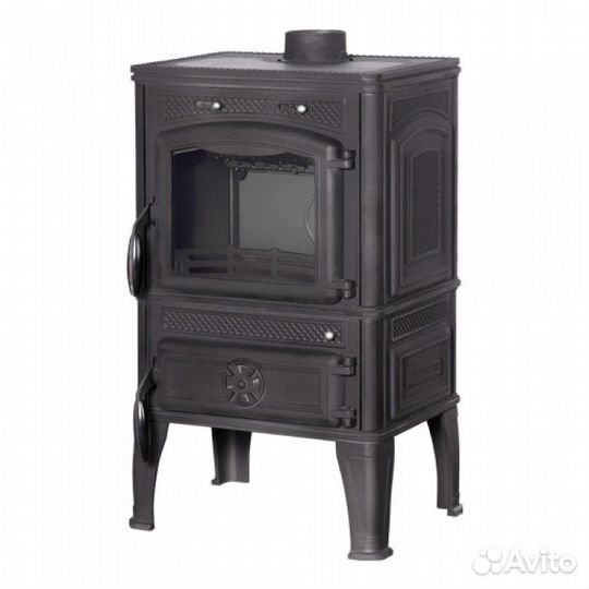 Печь камин чугунный