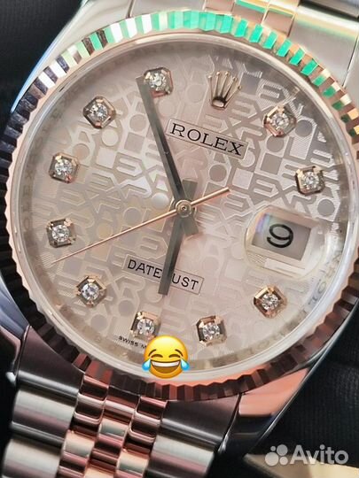 Rolex Datejust 36 Rose Diamond Dial Everose Gold