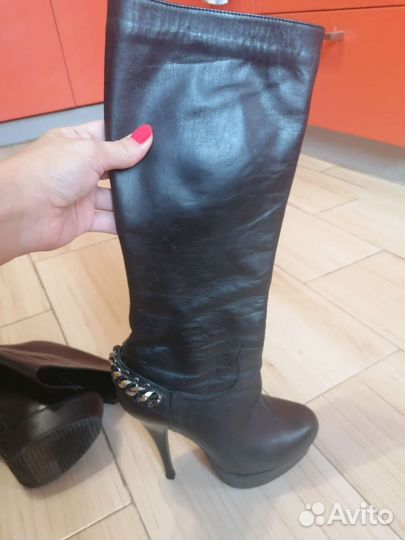 Сапоги женские натуральная кожа