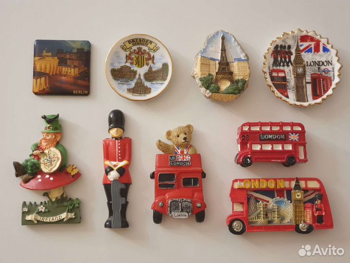 Магниты на холодильник-страны, города мира, России