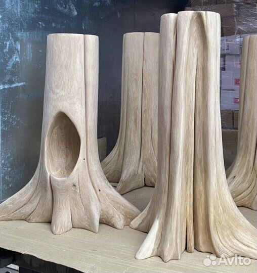 Комель дуб дубовый для бани полок банный Слэб