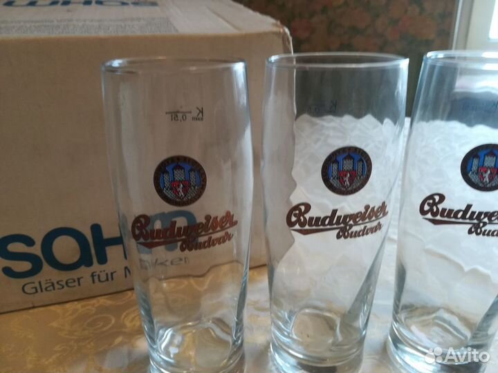 Бокалы пивные Budweiser 0,5l
