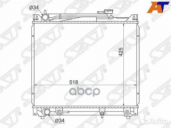 Радиатор Suzuki Escudo 88-05 / Grand Vitara 97-05