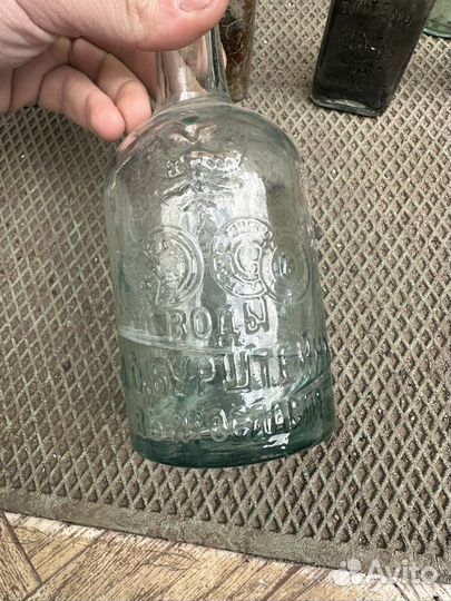 Лот старинных бутылок 19 век